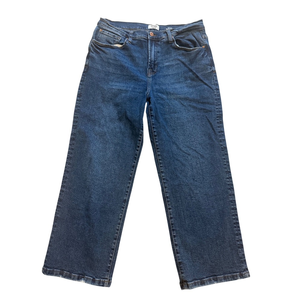 Kensie Jeans The Ella Women 14/32 Blue Excellent High Rise Straight Vintage Luxe